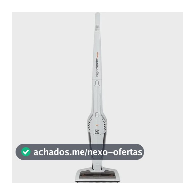 Aspirador de Pó Vertical Sem Fio Electrolux Ergorapido 2 em 1 Cyclone até 21 min Branco (ERG21) - Bivolt