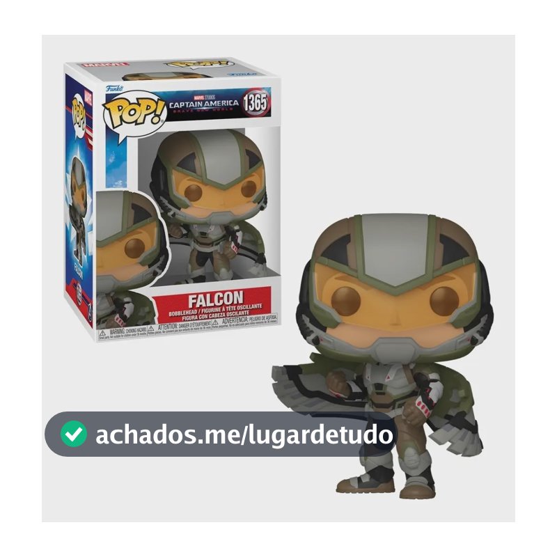 Boneco Funko Pop! Marvel Capitão América 4 Falcão (joaquin)