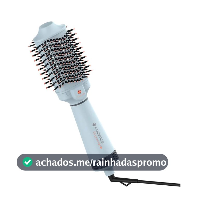 Escova Cadence Secadora Alisadora Volumizadora Esc710-biv Cinza
