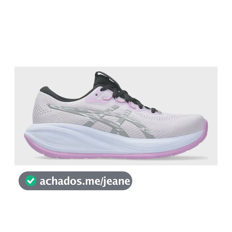 Tênis Asics Gel-cumulus 28 Lite-show - Prata/roxo Prateado 35 Br