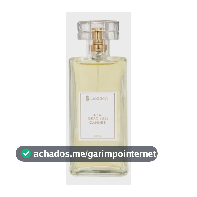 Perfume Deo Colônia Lescent N6 Gracieuse Cannes 100ml Feminino