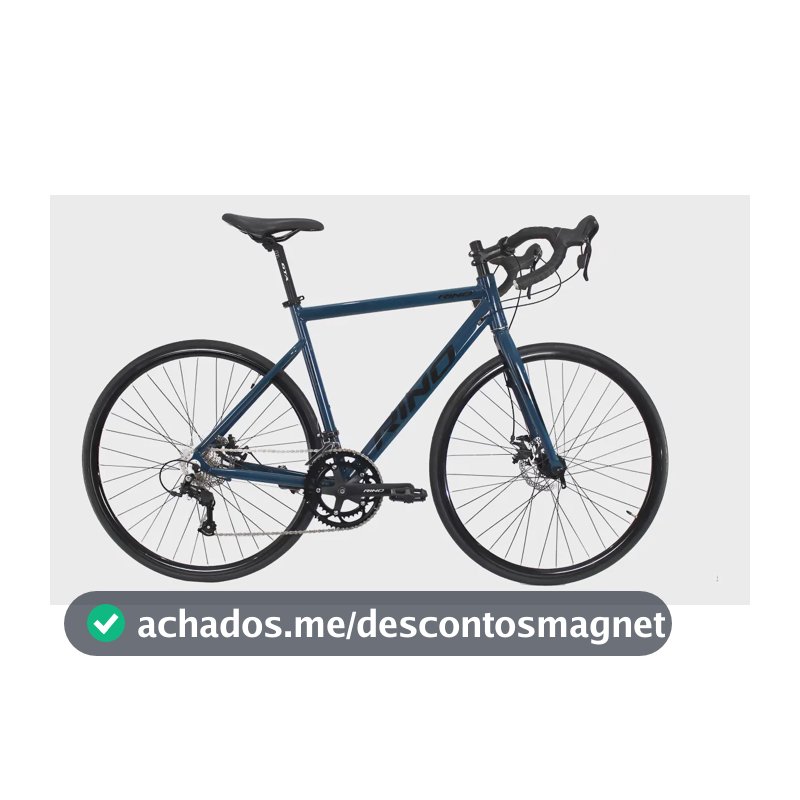 Bicicleta Aro 700 Rino Speed Gaya Aluminio 2x9v Disc Cor Azul-petróleo Tamanho do quadro 55 cm