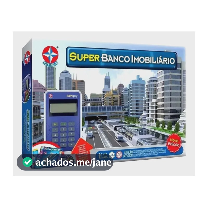 Jogo De Mesa Super Banco Imobiliário Estrela