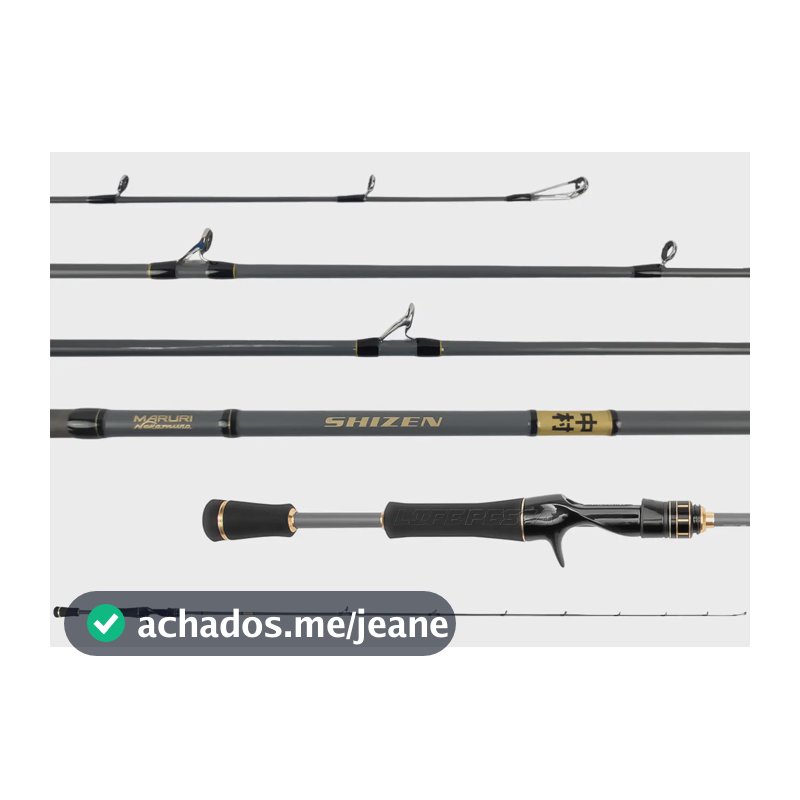 Vara P/ Carretilha Maruri Shizen (1,68m) 10-20lbs Inteiriça