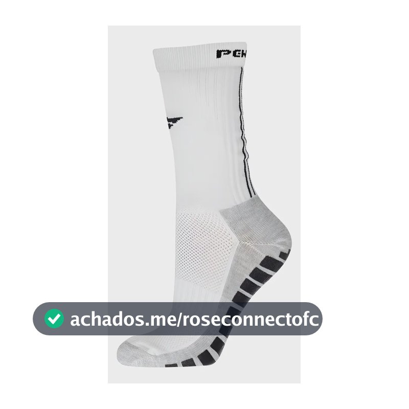 Meia Esportiva Penalty Grip 33/38 Cor Branco Tamanho Único