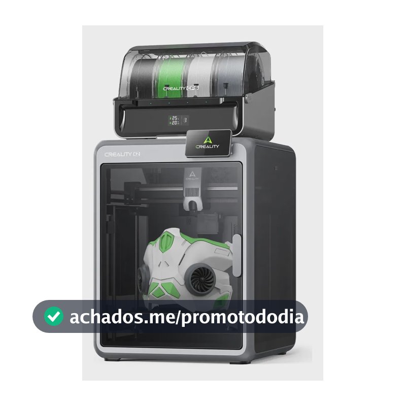 Creality K2 Combo Impressora 3d Cfs Multicolor 600mm/s 127/220v Preto