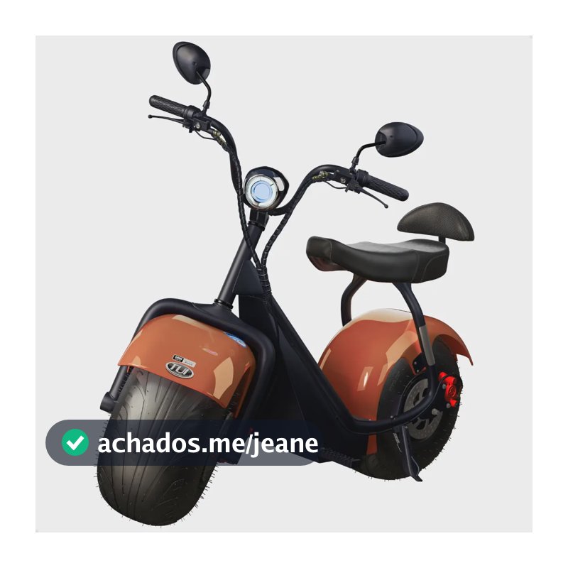 Scooter Elétrica 1000w Tui 2 Lugares Autonomia 60km Sem Cnh Cor Bronze