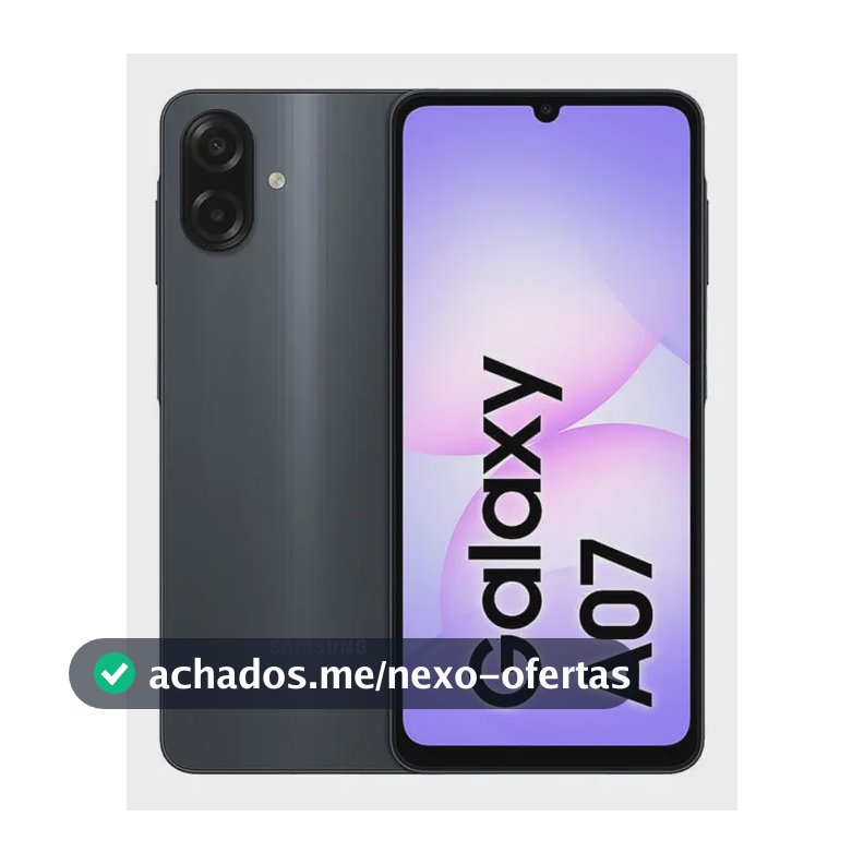 Samsung Galaxy A07 128gb 4gb Ram Preto