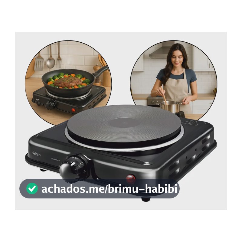 Fogão Portátil Single Cook 1 Boca Elgin