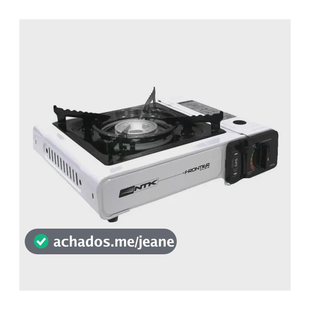 Fogareiro Frontier Portatil Cozinha E Camping Branco Nautika