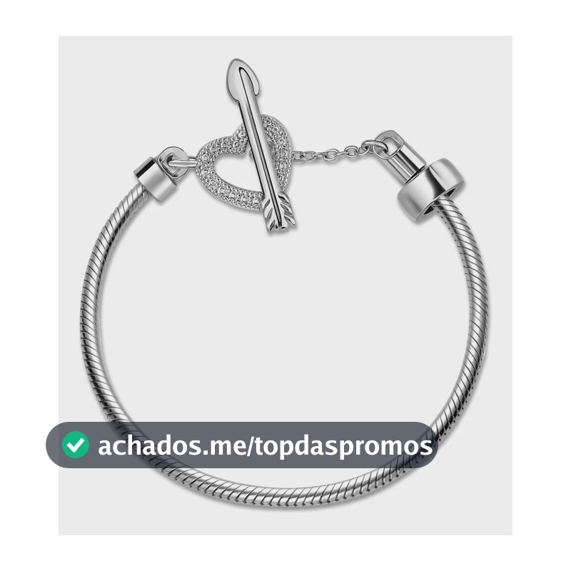 Pulseira Life Cupido Coração E Flecha Em Prata 925