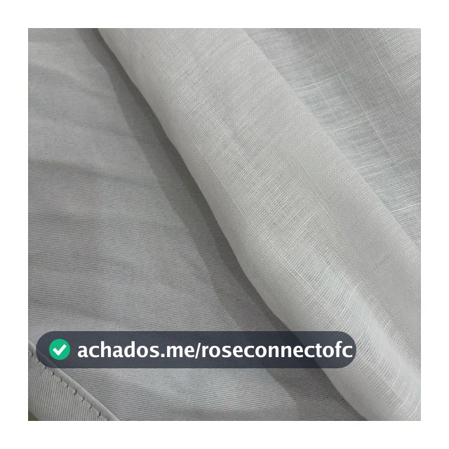 Cortina Voil Gaze De Linho C/forro Blackout 3,00x2,80