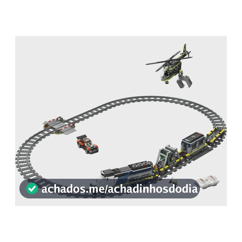 Lego Assalto Trem Da Polícia +7 Anos Plástico Motorizado 1313 Polícia