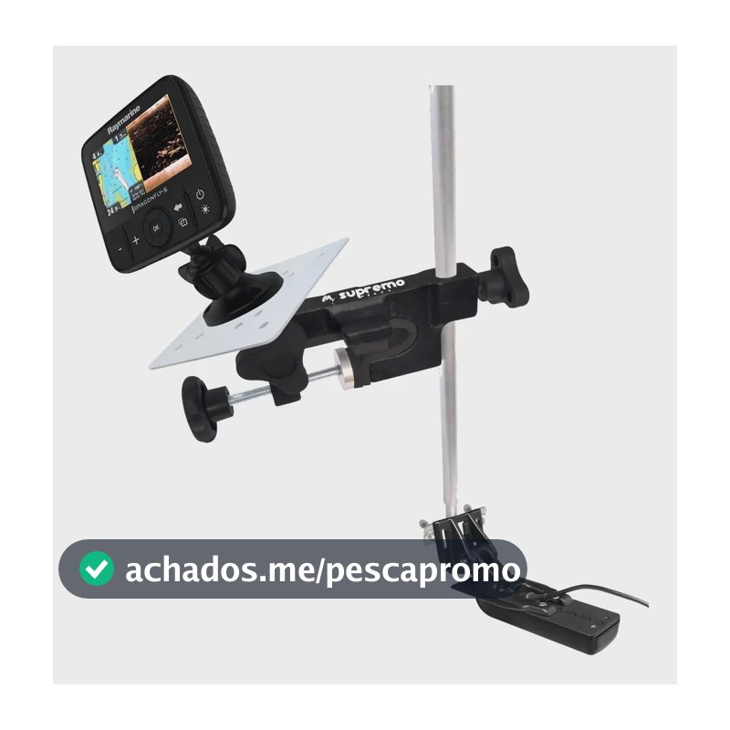 Suporte Para Sonar Supremo Pesca Universal Sem Furos Para Barcos