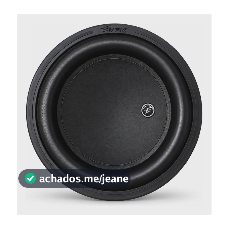 Alto Falante Evok Subwoofer Sw600 12 Pol 600w Rms 4 Ohms Preto