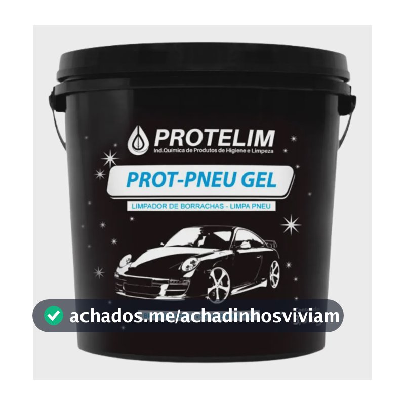 Abrilhantador de Pneus Protelim Prot-Pneu Gel para Carro e Caminhonete 3.6 kg