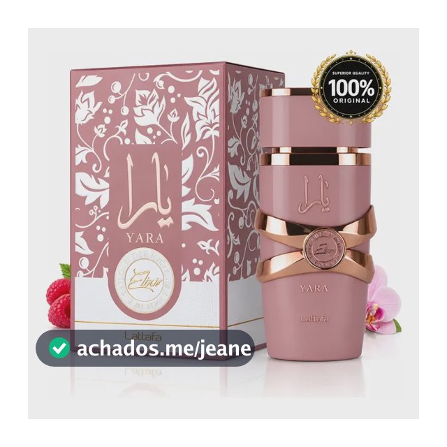 Lattafa Yara Elixir Edp 100 Ml Perfume Feminino Gourmand