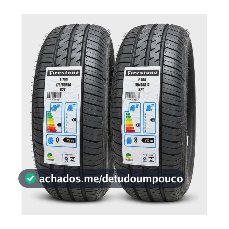 Kit 2 Pneus Firestone F700 175/65R14 82T aro 14