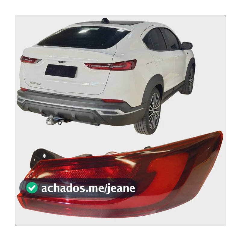 Lanterna Traseira Direita Fiat Fastback 2022 Direito/passageiro Vermelha