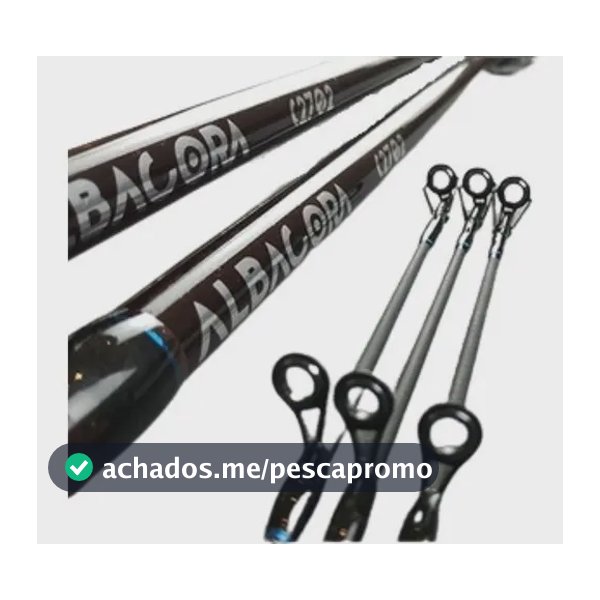 Vara Albatroz Fishing Albacora p/ carretilha 2,40 m 50 lbs 2 partes