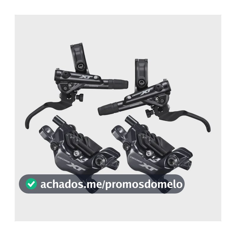 Kit de freio hidráulico Shimano Br-M8120 Deore Xt 4 pistoes