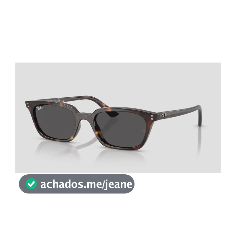 Óculos De Sol Ray-ban Zaya Rb4456 Havana Preto
