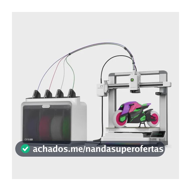 Impressora 3D Creality Maker Sparkx I7 Combo Multicolorida, para Foto 3D sem Modelagem