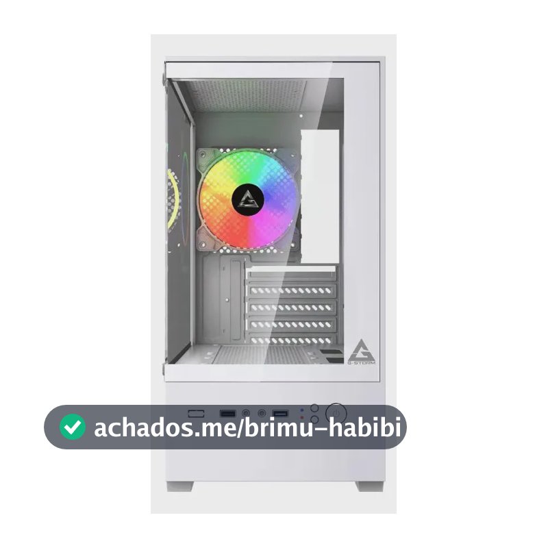 Gabinete Gamer G-storm Sentinel,mid Tower, Branco, Com 1 Fan