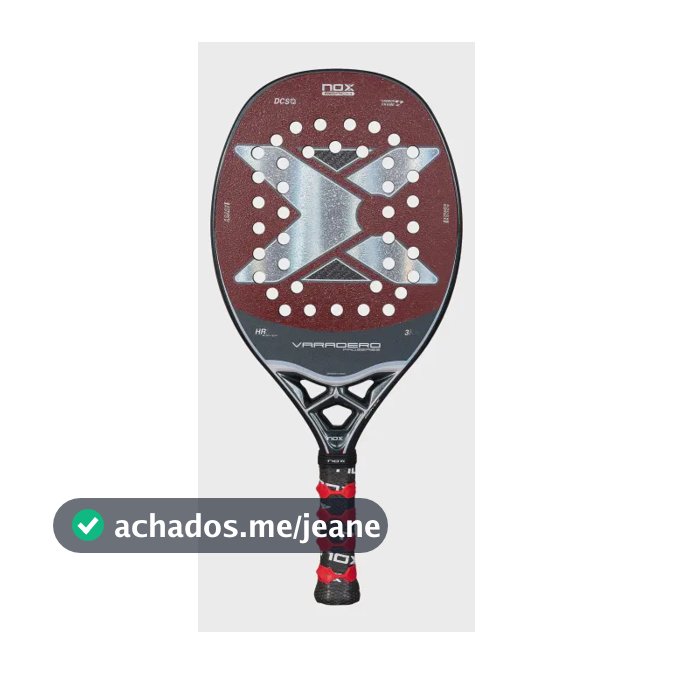 Raquete de beach tennis Nox Varadero 2025 carbono 3k
