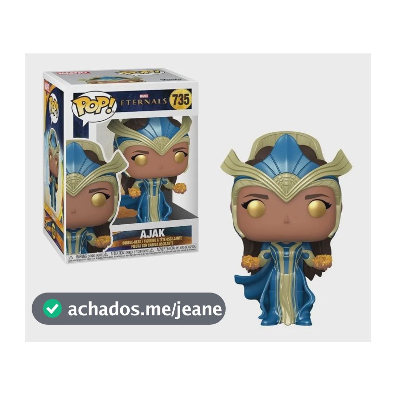 Boneco Funko Pop Marvel Eternals Ajak #735