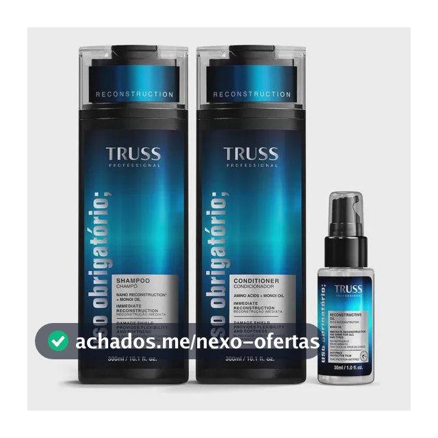 unissex Truss 3 produtos de 800mL