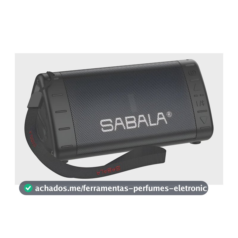 Caixa De Som Portátil Bluetooth Sabala Dr-901 Cor Preto