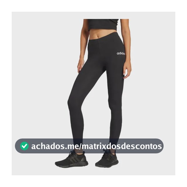 Legging Algodão Essentials Linear adidas