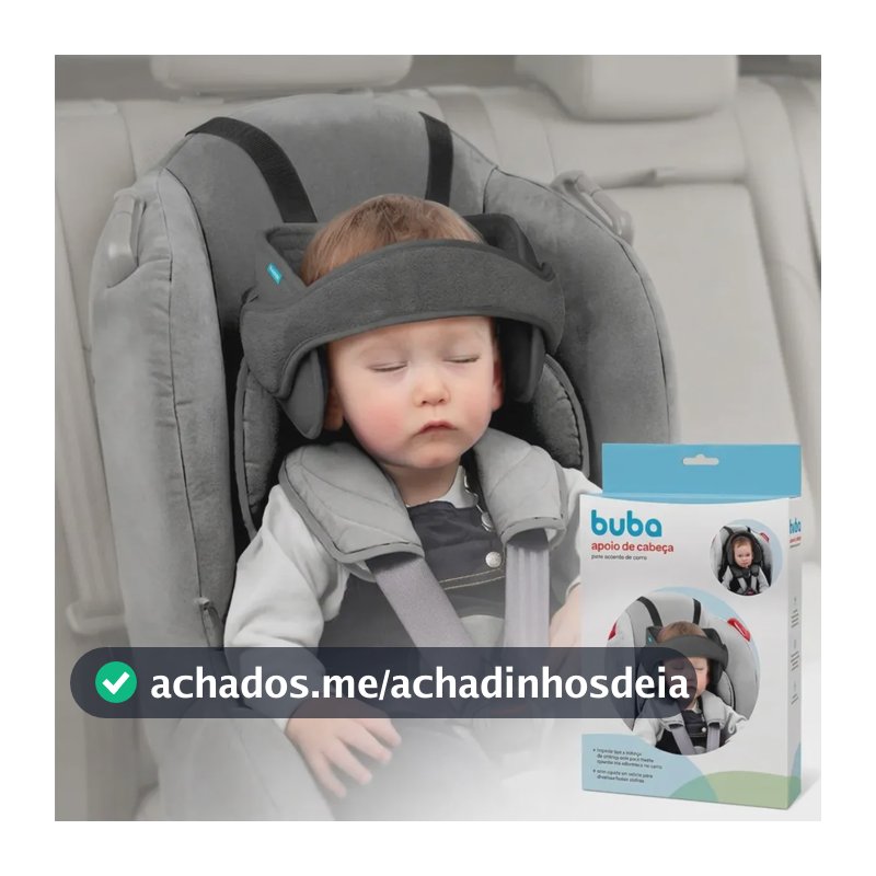 Apoio Protetor Cabeça Buba Cadeirinha Carro Regulavel Bebê