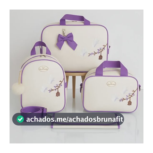 Kit Mala Maternidade Bolsa Bebê Luxo 4 Mochila Menino Menina