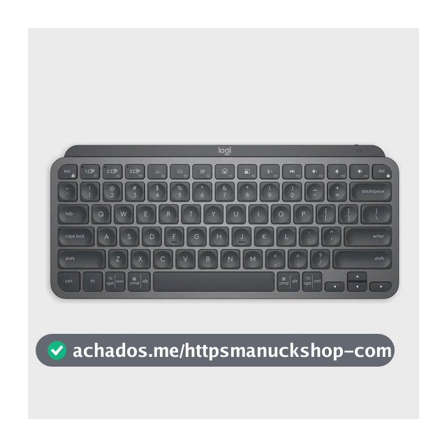 Teclado Sem Fio Mx Keys Mini Grafite Logitech Azul Português Brasil