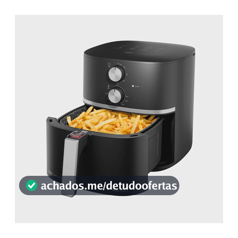 Fritadeira Elétrica Air Fryer Wap Wafg2s 5 Litros Com Revestimento Antiaderente 1500w 220v