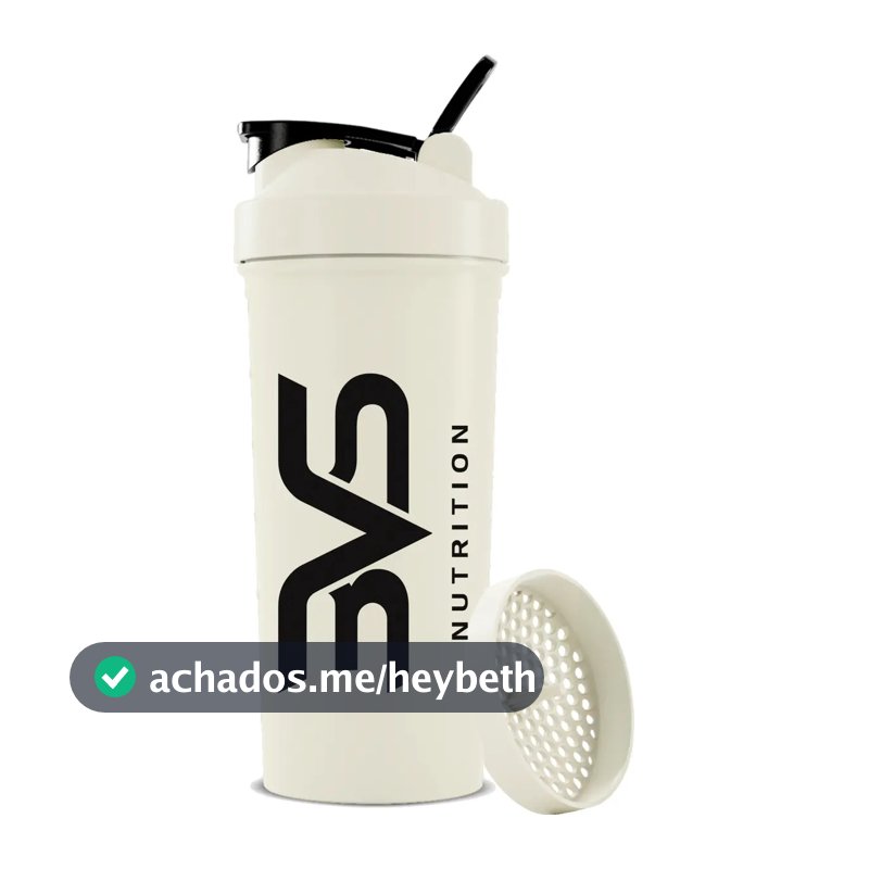 Coqueteleira / Shaker Branca - Academia 600ml - 3vs Nutrition