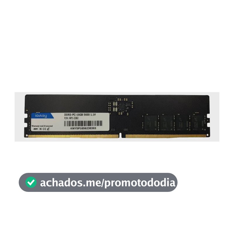 Memória Ram 16gb Ddr5 5600mhz Udimm Ioway