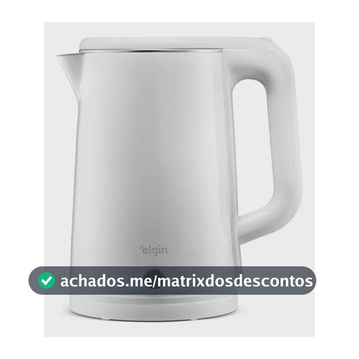 Chaleira Elétrica Elgin Slim Branca 110v 1,8 Litros 1.200w Branco