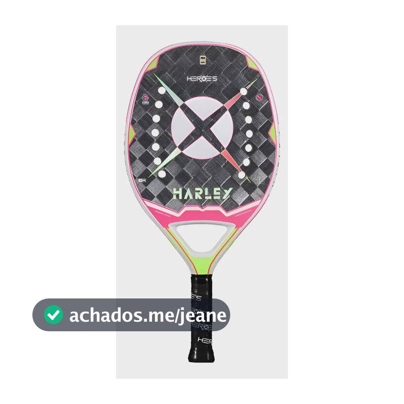 Raquete Beach Tennis Heroes Harley 2025 Rosa