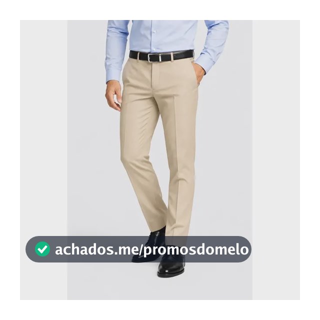 Calça Social Masculina Tradicional Alto Padrão