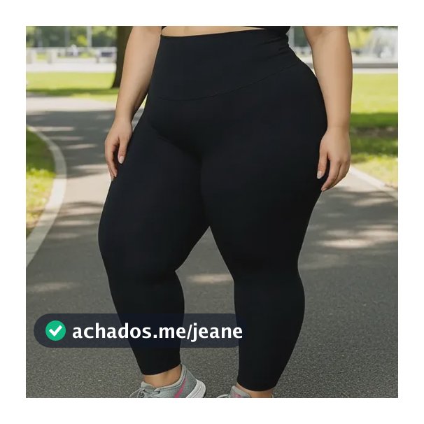 Legging Poliamida Plus Size Super Grossa Zero Transparência