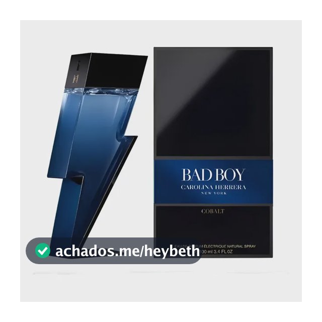 Perfume Masculino Bad Boy Cobalt Carolina Herrera EDP 100ml