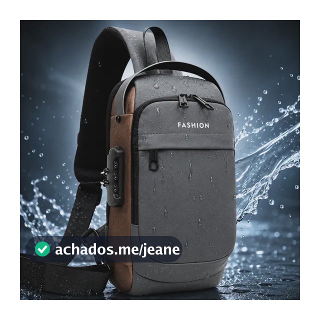 Bolsa Shoulder Bag Tiracolo Antifurto Casual Usb Impermeável