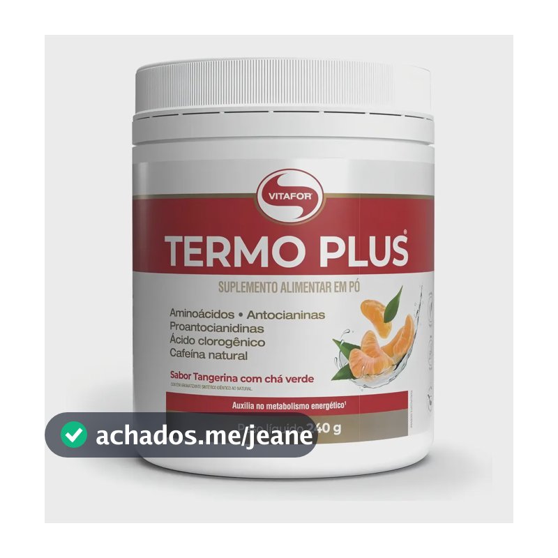 Suplemento Alimentar Termo Plus Tangerina 240g Vitafor Tangerina