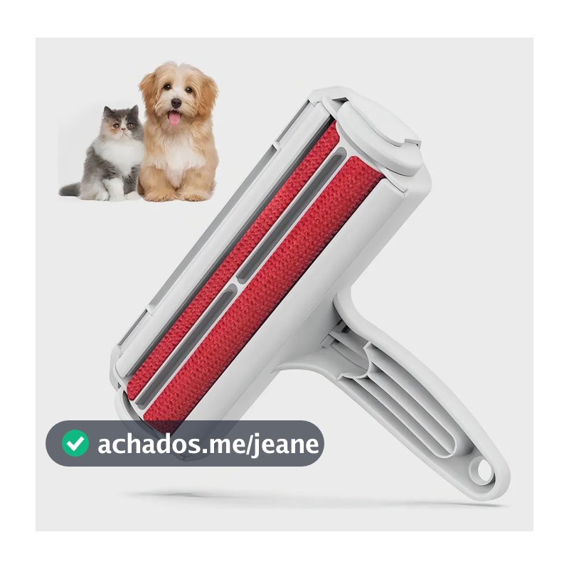 Rolo Tira Pelos e Fiapos p/ roupas móveis sofá lavável Pet Animais Cama Roupa