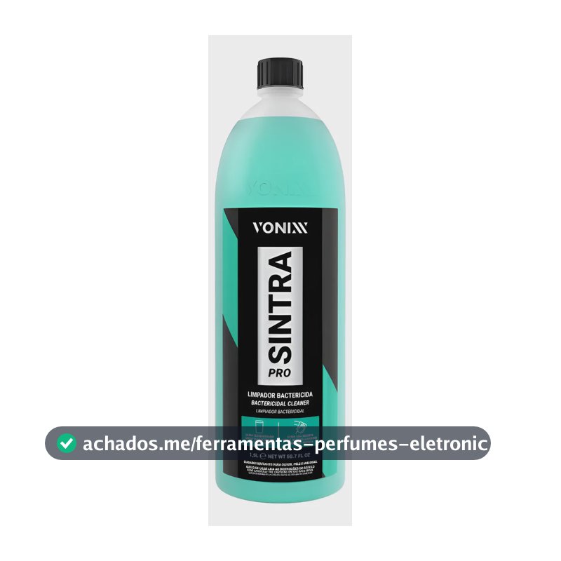 Sintra Pro Limpeza Interna Veiculos Vonixx Bactericida 1,5l