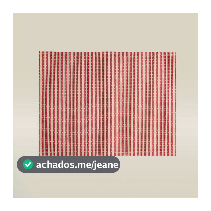 Lugar Americano Melli Bambu - A\casa Vermelho