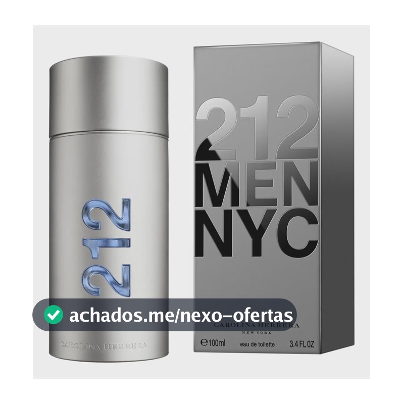 212 Men Carolina Herrera Edt Perfume Masculino 100ml